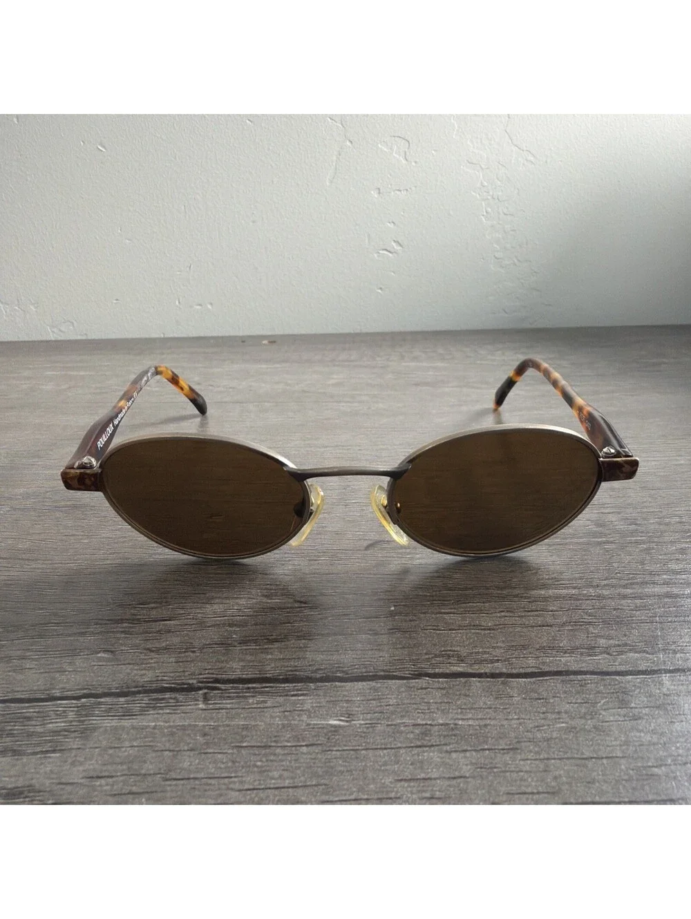 Vintage Vuarnet Oval Eyeglasses Brown Tortoiseshell 043 Optical FRAMES ONLY